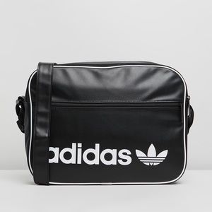 vintage leather adidas bag